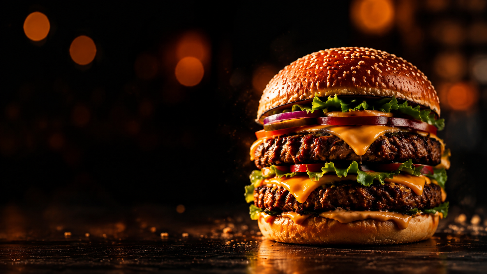 Hamburguesa doble con queso